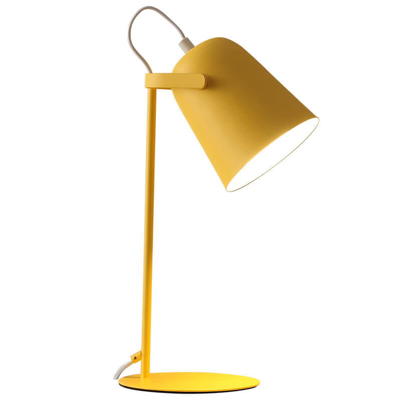 Macaron iron bucket table lamp, detail view