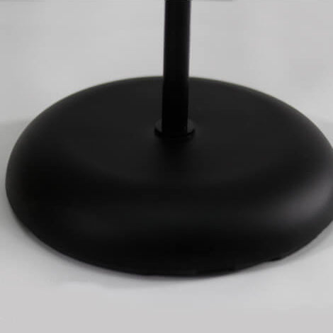 Rice paper column floor lamp, detail view